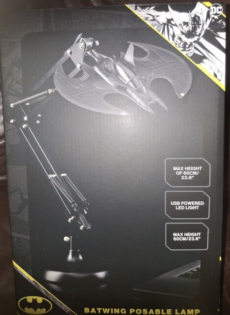 Batman Batwing Posable Led Desk Light Usb Lamp Official Dc Product