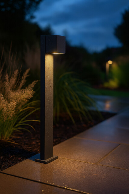Kanlux Gori Garden Lights Ip44 Anthracite - 800/500mm Bollard, Up/down