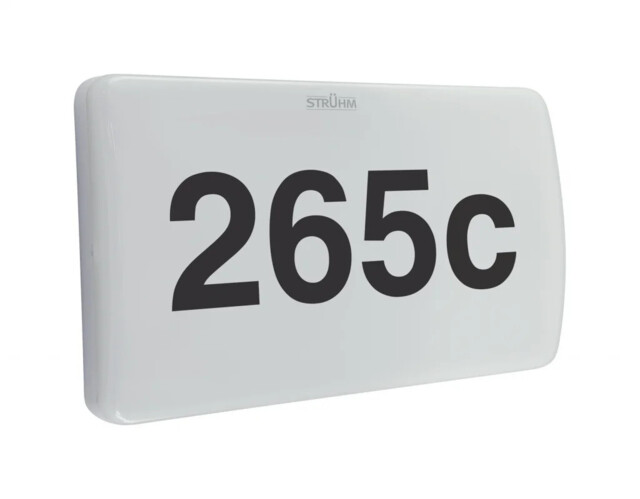 Outdoor Light White Morgan Led House Sign Ip44 Cool 4000k 1760lm