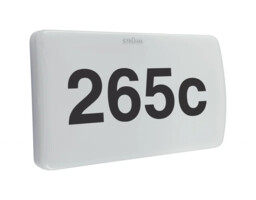 Outdoor Light White Morgan Led House Sign Ip44 Cool 4000k 1760lm