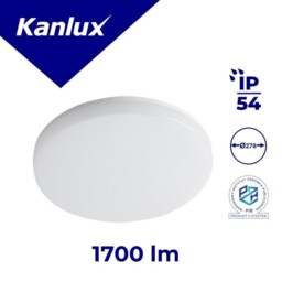 Varso Led Led Ceiling Light 18w-nw-o Ip54 1700lm 4000k 26441