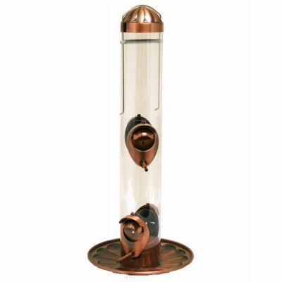 Wild Bird Feeder System, Antique Copper, 1.8 Lb. Capacity - 385-2