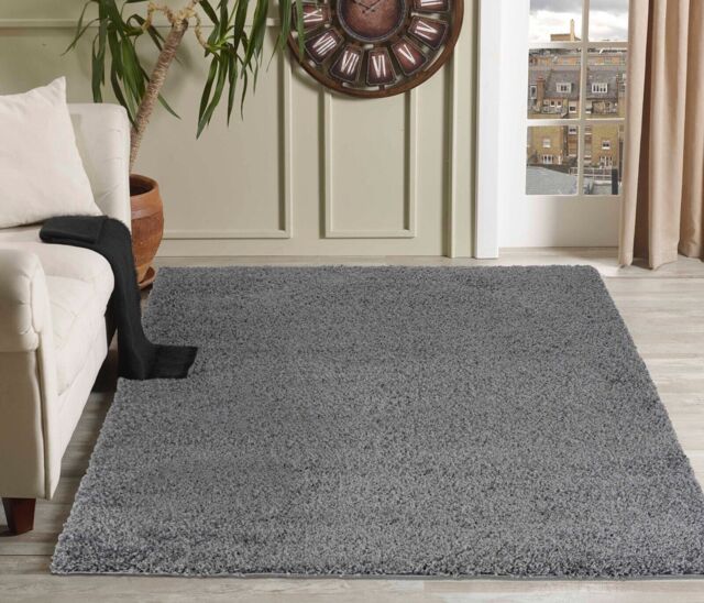 Living Room Soft Shaggy Rugs 45mm Pile Height Small - Extra Large In