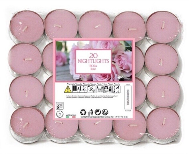20pk Scented Tea Lights Candles 7 Hour Burn Time Home Fragrance Scent