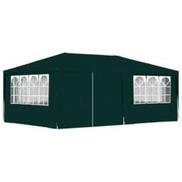 Professional Party Tent With Side Walls 4x6 M Green 90 G/m? Vidaxl