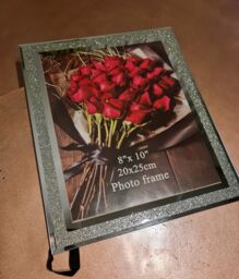 "Sparkle Glass Photo Frame 8"" X 10"" Perfect Gift For Christmas - Set Of"