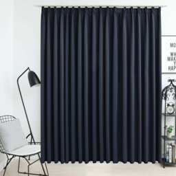 Blackout Curtain With Hooks Anthracite 290x245 Cm Vidaxl