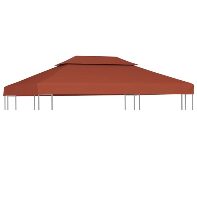 2-tier Gazebo Top Cover Garden Canopy Roof Replacement Sun Shelter