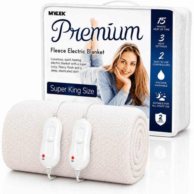 Electric Blanket Heated Mattress Cover Super King Size Machine