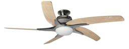 Fantasia Viper Plus Flush 54 Inch Led Stainless Steel Ceiling Fan