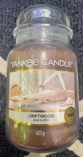 Yankee Candle Large Jar Driftwood. Rare & Discontinued. Only One In Uk