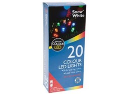 Christmas Xmas Multi-coloured 20 Led String Lights Indoor Lighting