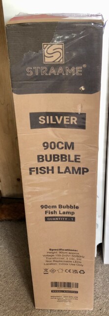 Straame 90cm Bubble Fish Lamp With Colour Changing Led Light -