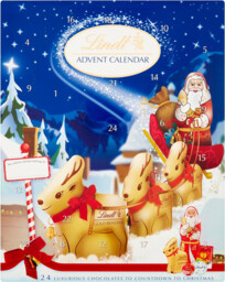 Lindt Milk Chocolate Christmas Advent Calendar 2025 – Medium 160g – 24