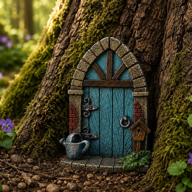Fairy Door Mini Garden Decoration Ornament Magical Elf Pixie Christmas