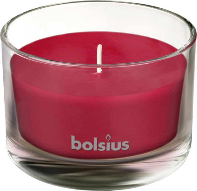 Bolsius Scented Glass Medium Pomegranate