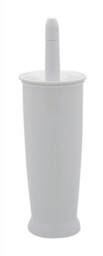 Addis Closed Toilet Brush Set, Plastic, White, 12.5 X X 39 Cm, White