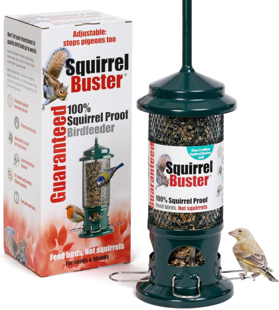 Squirrel Proof Bird Feeder For Seeds - Jacobi Jayne® Squirrel Buster®