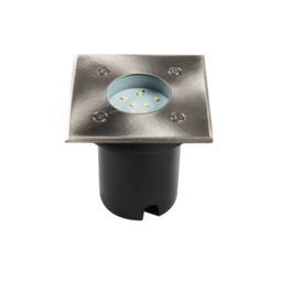 Recessed Floor Ligths Led Lamp Gordo N 1w Cw-l-sr Angular Stainless