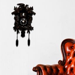 Walplus Antique Style Hamburg Black Forest Cuckoo Vintage Wall Clock