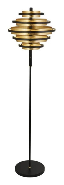 Floor Light Black Hive Gold Searchlight 6359bg