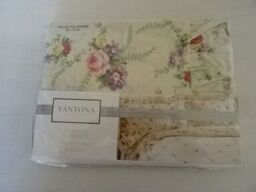 "Vantona ""summer Bouquet "" Frilled Pillowcase Bnip"