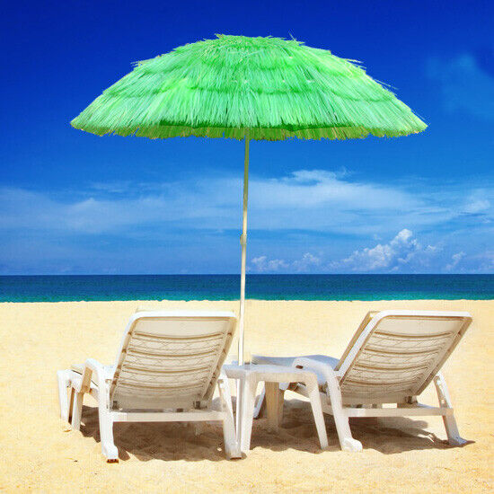 Patio Garden Beach Hawaiian Parasol Sunshade Sun Umbrella Tilting