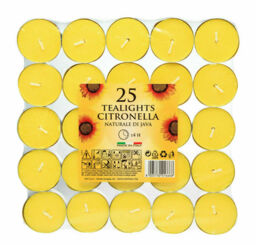 Price's Citronella Tealight Candles Garden Home Mosquito Fly Insect