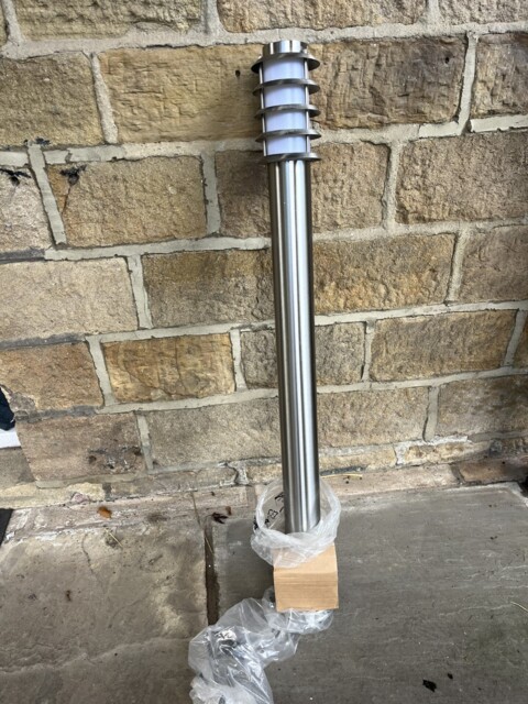 Contemporary Ip44 Integrated Led Bollard Lamp Post Garden Outside