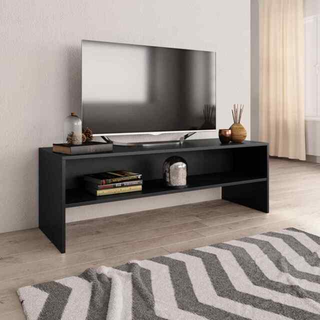 Tv Cabinet Black 120x40x40 Cm Engineered Wood Vidaxl