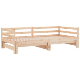 Solid Wood Pine Pull-out Day Bed Guest Sofa Bed Furniture Multi
