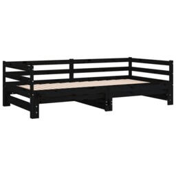Solid Wood Pine Pull-out Day Bed Guest Sofa Bed Furniture Multi