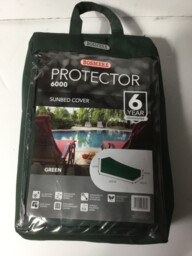 Bosmere Protector 6000 Green Sunbed Cover ( 220cm ). Ref 04:23