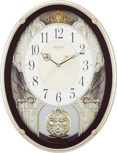 Rhythm Small World Proud 4mn523rh06 Radio-controlled Wall Clock 18