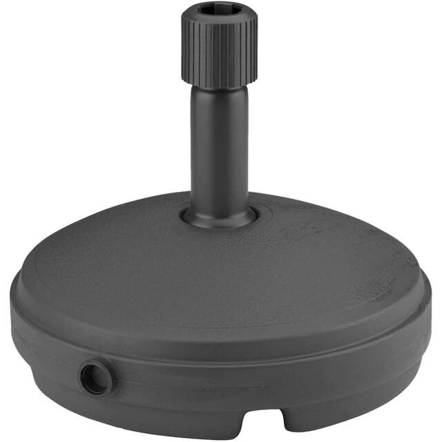 Garden Parasol Base Black 7 Litre