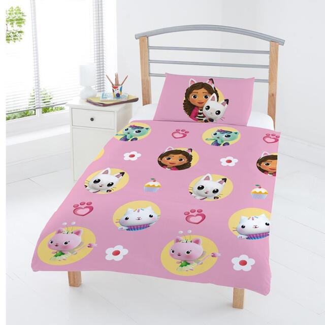 Gabby's Dollhouse Range Girls Bedroom - Duvet Cover Set - Towel -