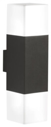 Outdoor Light Grey Hudson Double Wall Ip44 Anthracite Trio 220060242