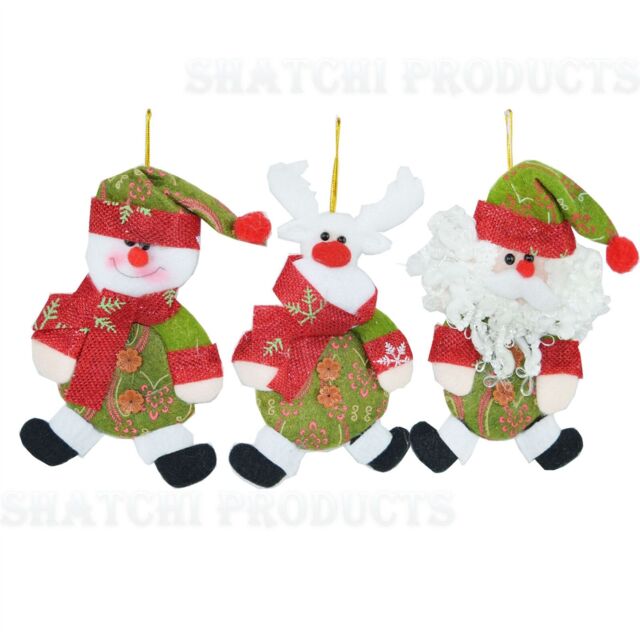 Christmas Tree Hanging Ornaments Decorations Stocking Filler Teddy