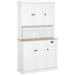 180cm Kitchen Cupboard Storage Cabinet Microwave Oven Stand With