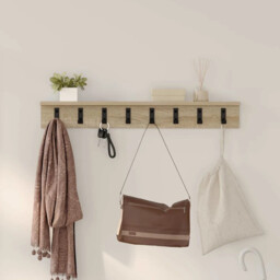 Wall-mounted Coat Rack Sonoma Oak 80 X 10.5 X 10.5 Cm Vidaxl