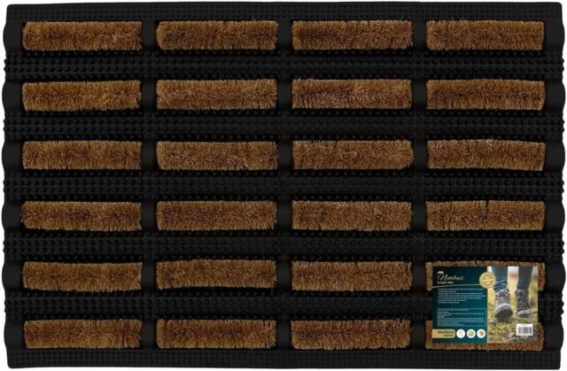 Jvl Tuffscrape Nimbus Heavy Duty Outdoor Coir And Rubber Door Mat