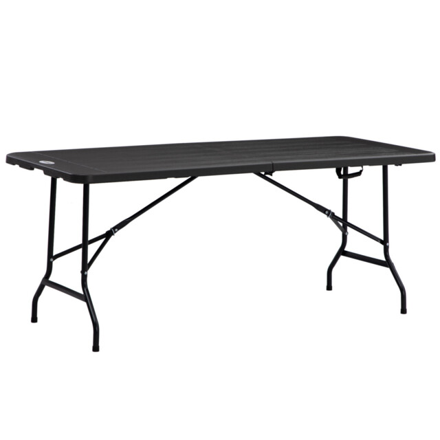 Outsunny Outdoor Dining Table For 6 Folding Garden Dining Table