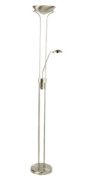 Floor Light Silver Unina Led Satin Searchlight 5430ss