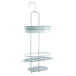 Metaltex 403712 Orbit Hanging Shower Organizer Storage 56 X 65 Cm