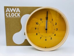 Lemnos Soso Wall Clock Japan Orange Awa13-06 Or