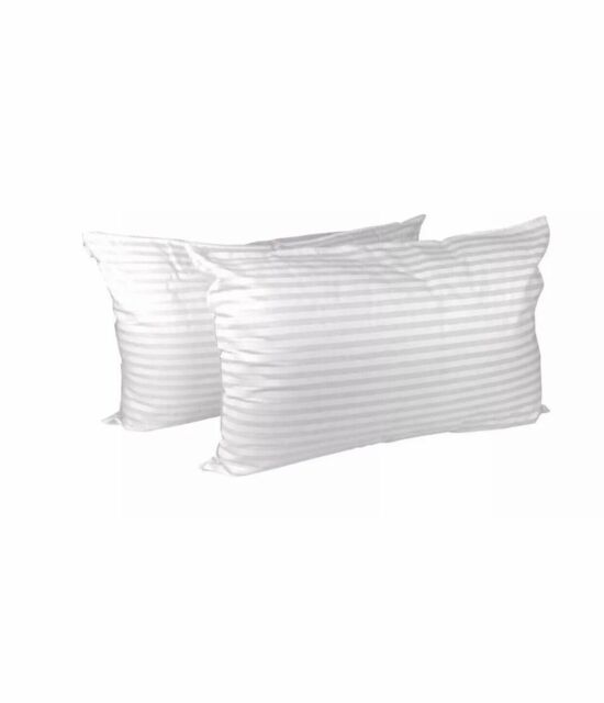 2 Pack Luxury Pillows Hotel Quality Hollow Fibre Bounce Back Pillow