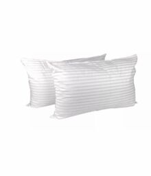 2 Pack Luxury Pillows Hotel Quality Hollow Fibre Bounce Back Pillow