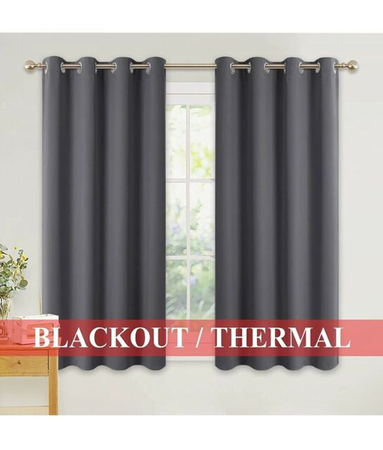 Pony Dance Grey Blackout Curtains - Super Soft Curtains For Bedroom 46