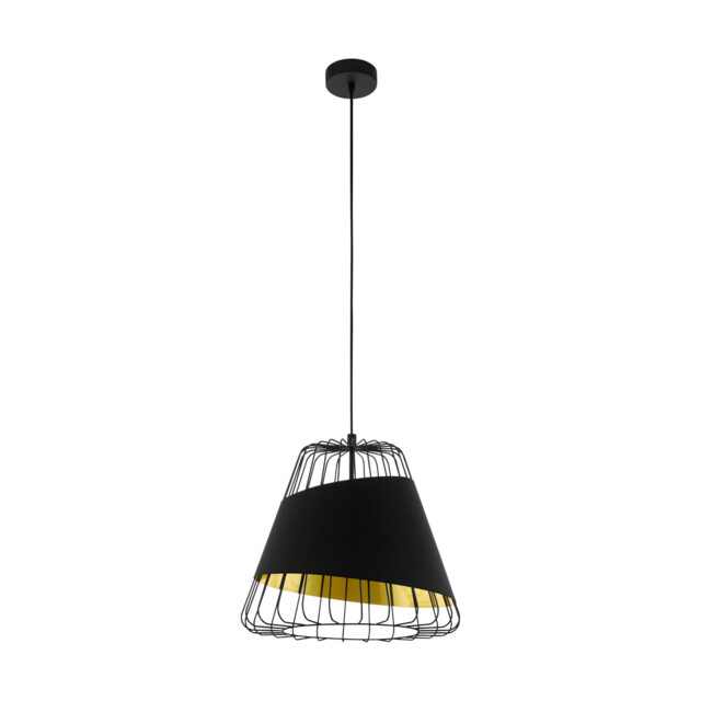 Modern Black And Gold Chandelier 1 Light Gl0502