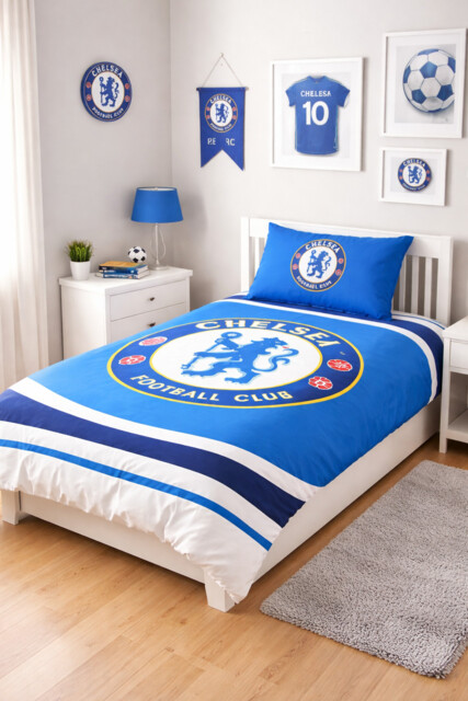 Chelsea Pulse Single Reversible Duvet Cover & Pillowcase Bedding Set